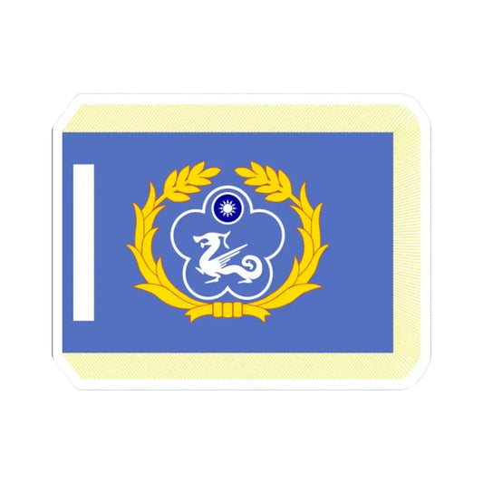 ROCCG Unit Flag (China) STICKER Vinyl Kiss-Cut Decal 2 Inch White - The Sticker Space