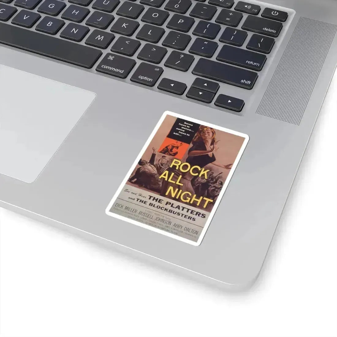 Rock All Night 1957 Movie Poster - STICKER Vinyl Kiss-Cut Decal - The Sticker Space