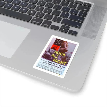 ROCK ALL NIGHT 1957 Movie Poster - STICKER Vinyl Kiss-Cut Decal - The Sticker Space