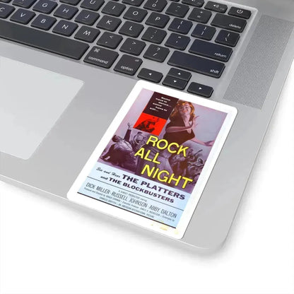 ROCK ALL NIGHT 1957 Movie Poster - STICKER Vinyl Kiss-Cut Decal - The Sticker Space