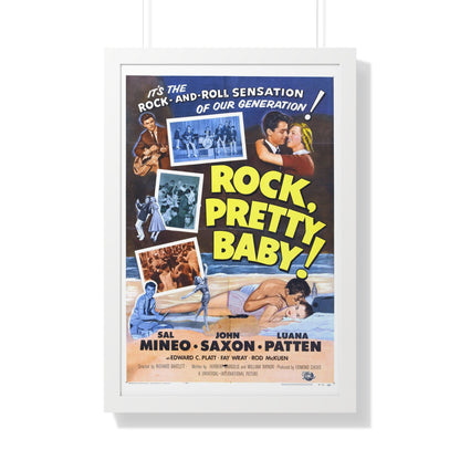 ROCK PRETTY BABY 1956 - Framed Movie Poster-20" x 30"-The Sticker Space