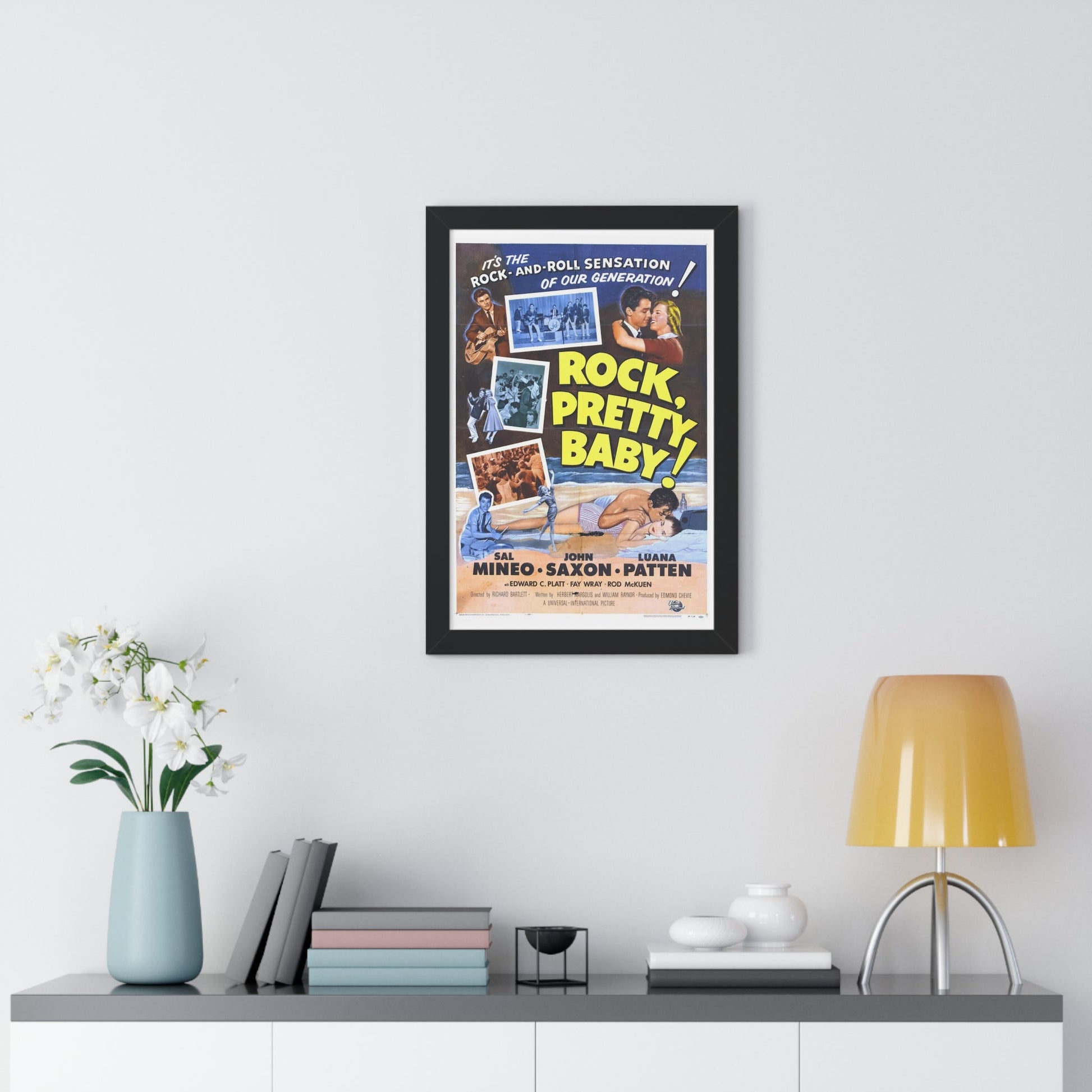 ROCK PRETTY BABY 1956 - Framed Movie Poster-The Sticker Space