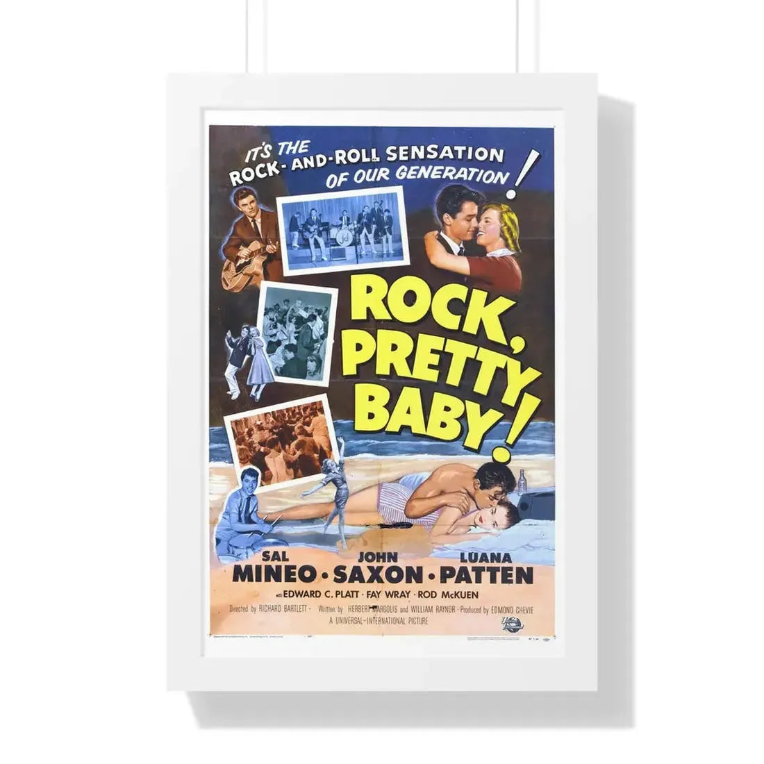 ROCK PRETTY BABY 1956 - Framed Movie Poster - The Sticker Space