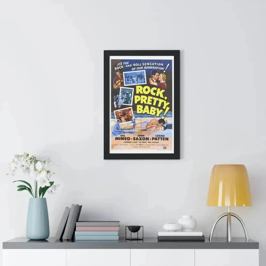 ROCK PRETTY BABY 1956 - Framed Movie Poster - The Sticker Space