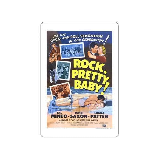 ROCK PRETTY BABY 1956 Movie Poster STICKER Vinyl Die-Cut Decal 2 Inch - The Sticker Space