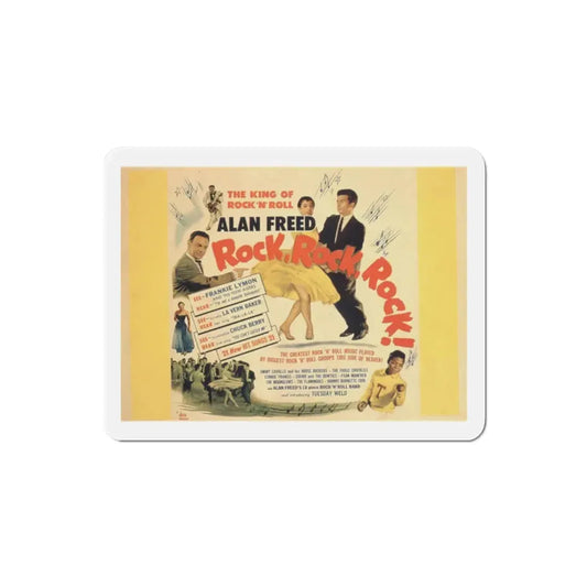 Rock Rock Rock 1956 Movie Poster Refrigerator Magnet 2 Inch - The Sticker Space