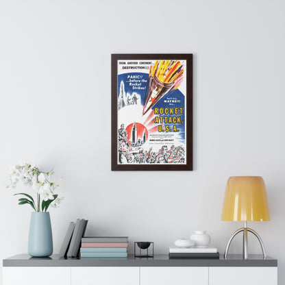 ROCKET ATTACK USA 1958 - Framed Movie Poster-The Sticker Space