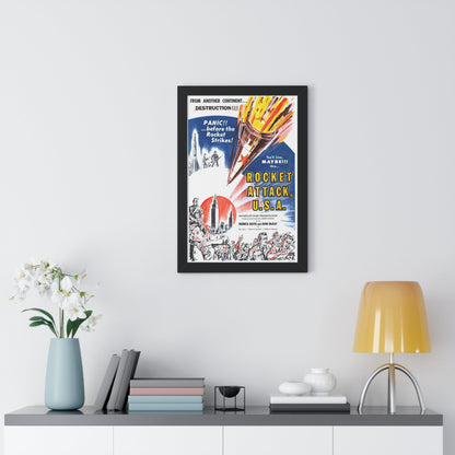 ROCKET ATTACK USA 1958 - Framed Movie Poster-The Sticker Space