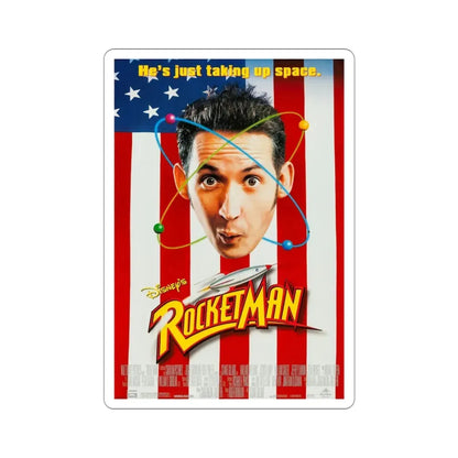 Rocketman 1997 Movie Poster STICKER Vinyl Die-Cut Decal 3 Inch - The Sticker Space