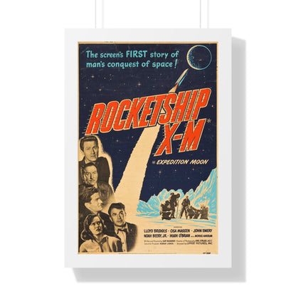 ROCKETSHIP X-M 1950 - Framed Movie Poster-16″ x 24″-The Sticker Space