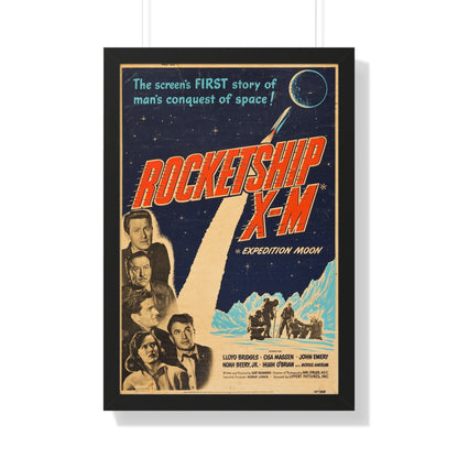 ROCKETSHIP X-M 1950 - Framed Movie Poster-20" x 30"-The Sticker Space