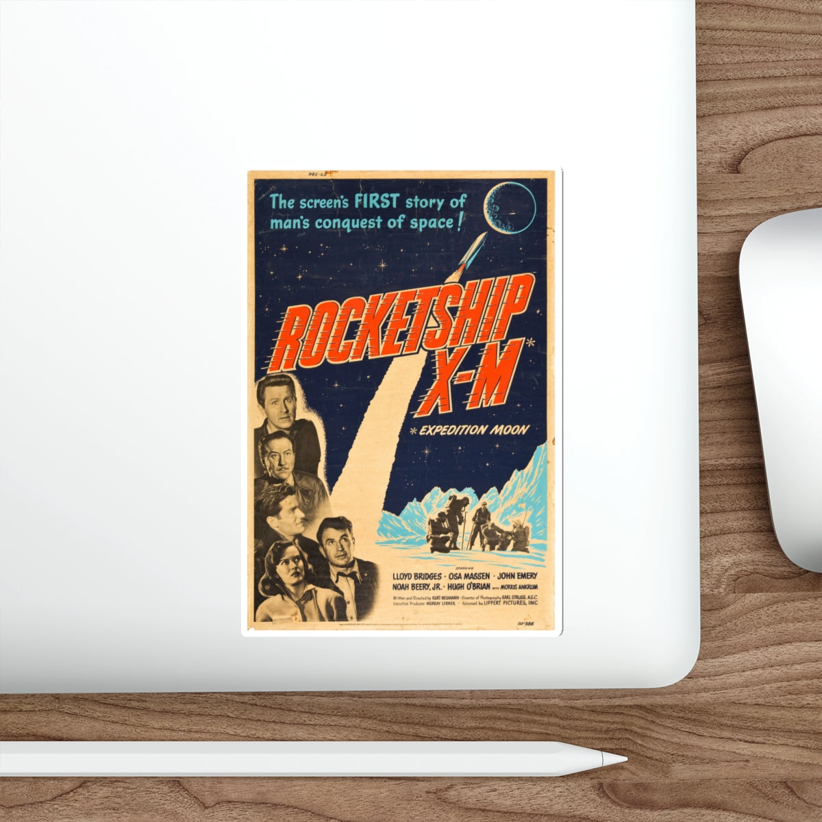 ROCKETSHIP X-M 1950 Movie Poster STICKER Vinyl Die-Cut Decal-The Sticker Space