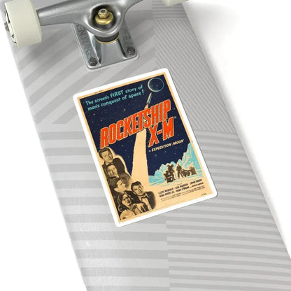 ROCKETSHIP X-M 1950 Movie Poster - STICKER Vinyl Kiss-Cut Decal - The Sticker Space