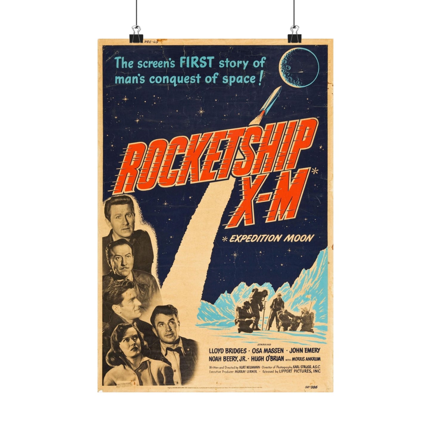 ROCKETSHIP X-M 1950 - Paper Movie Poster-12″ x 18″-The Sticker Space