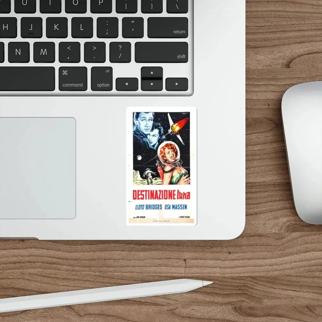 ROCKETSHIP X-M (ITALIAN) 1950 Movie Poster STICKER Vinyl Die-Cut Decal - The Sticker Space