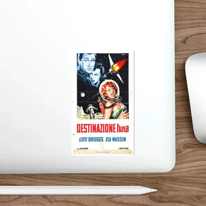 ROCKETSHIP X-M (ITALIAN) 1950 Movie Poster STICKER Vinyl Die-Cut Decal - The Sticker Space