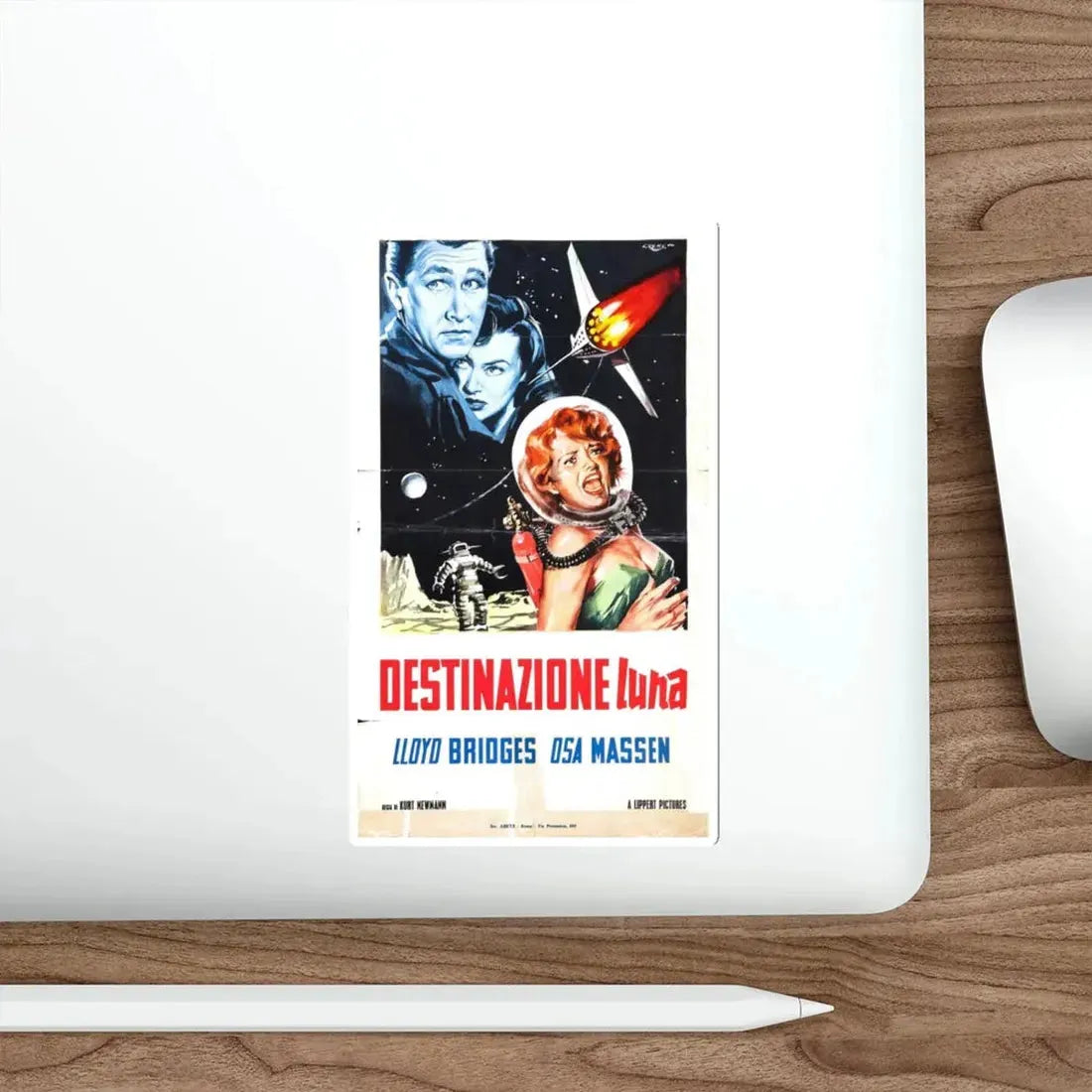 ROCKETSHIP X-M (ITALIAN) 1950 Movie Poster STICKER Vinyl Die-Cut Decal - The Sticker Space