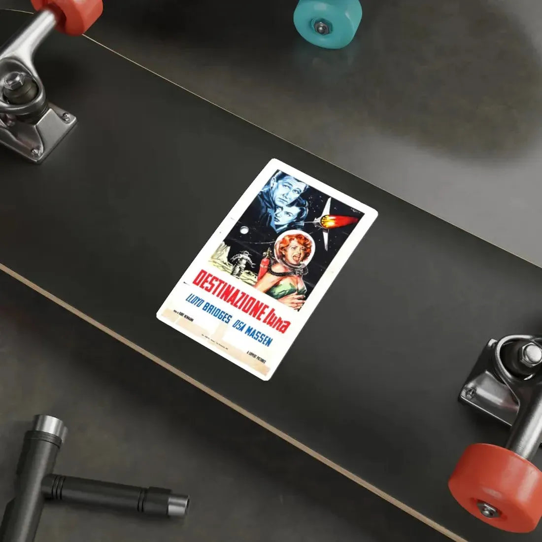 ROCKETSHIP X-M (ITALIAN) 1950 Movie Poster STICKER Vinyl Die-Cut Decal - The Sticker Space