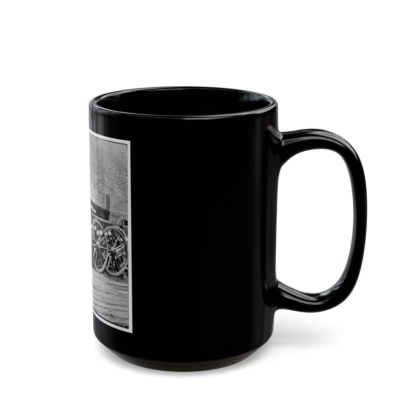 Rocketts, Richmond, Va. Confederate Brass Mountain Howitzers (U.S. Civil War) Black Coffee Mug-The Sticker Space