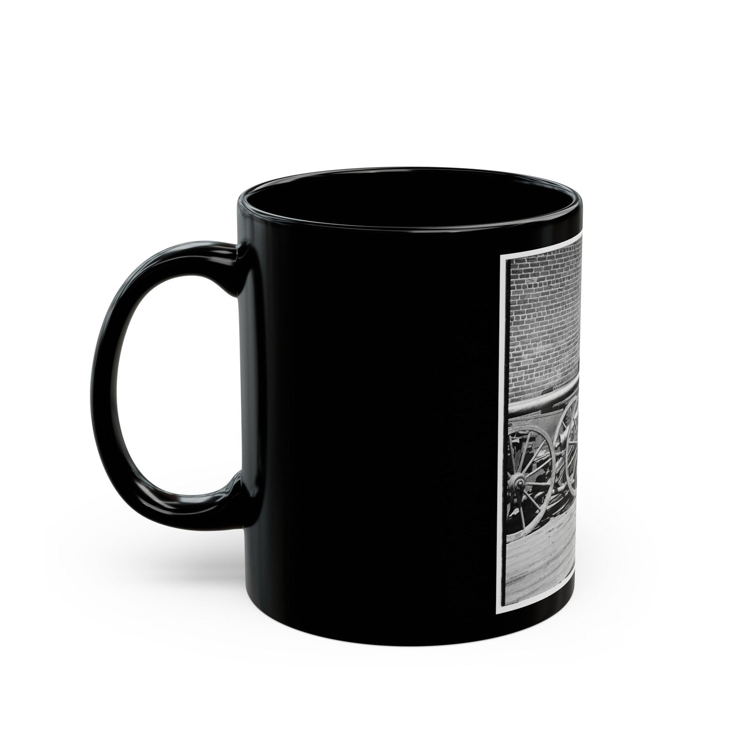 Rocketts, Richmond, Va. Confederate Brass Mountain Howitzers (U.S. Civil War) Black Coffee Mug-The Sticker Space