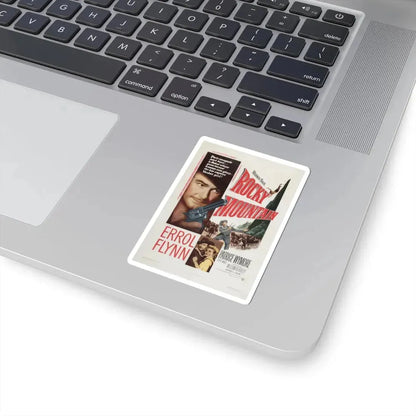 Rocky Mountain 1950 Movie Poster - STICKER Vinyl Kiss-Cut Decal - The Sticker Space