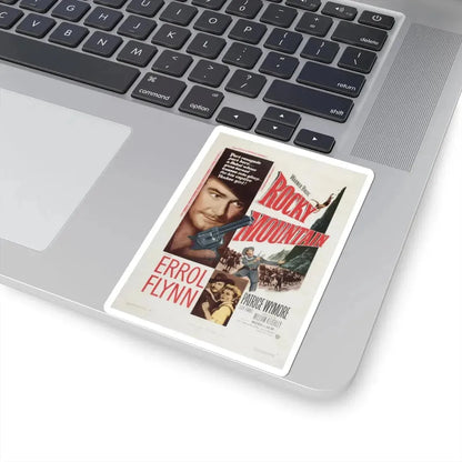 Rocky Mountain 1950 Movie Poster - STICKER Vinyl Kiss-Cut Decal - The Sticker Space