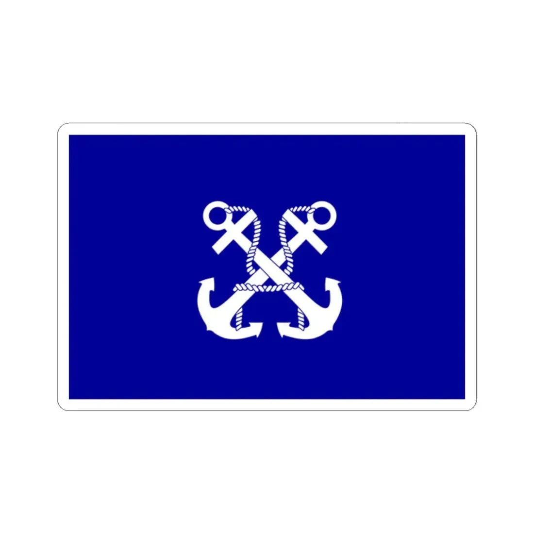 ROCN Commander-in-Chiefs Flag 1929 (China) STICKER Vinyl Kiss-Cut Decal 2 Inch White - The Sticker Space