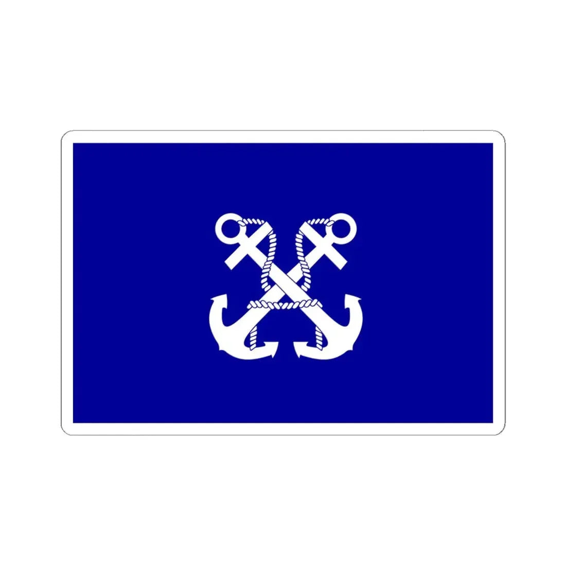 ROCN Commander-in-Chiefs Flag 1929 (China) STICKER Vinyl Kiss-Cut Decal 6 Inch White - The Sticker Space