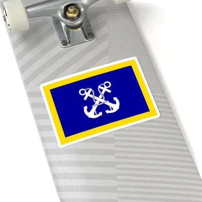 ROCN Commander-in-Chiefs Flag 1958 (China) STICKER Vinyl Kiss-Cut Decal - The Sticker Space