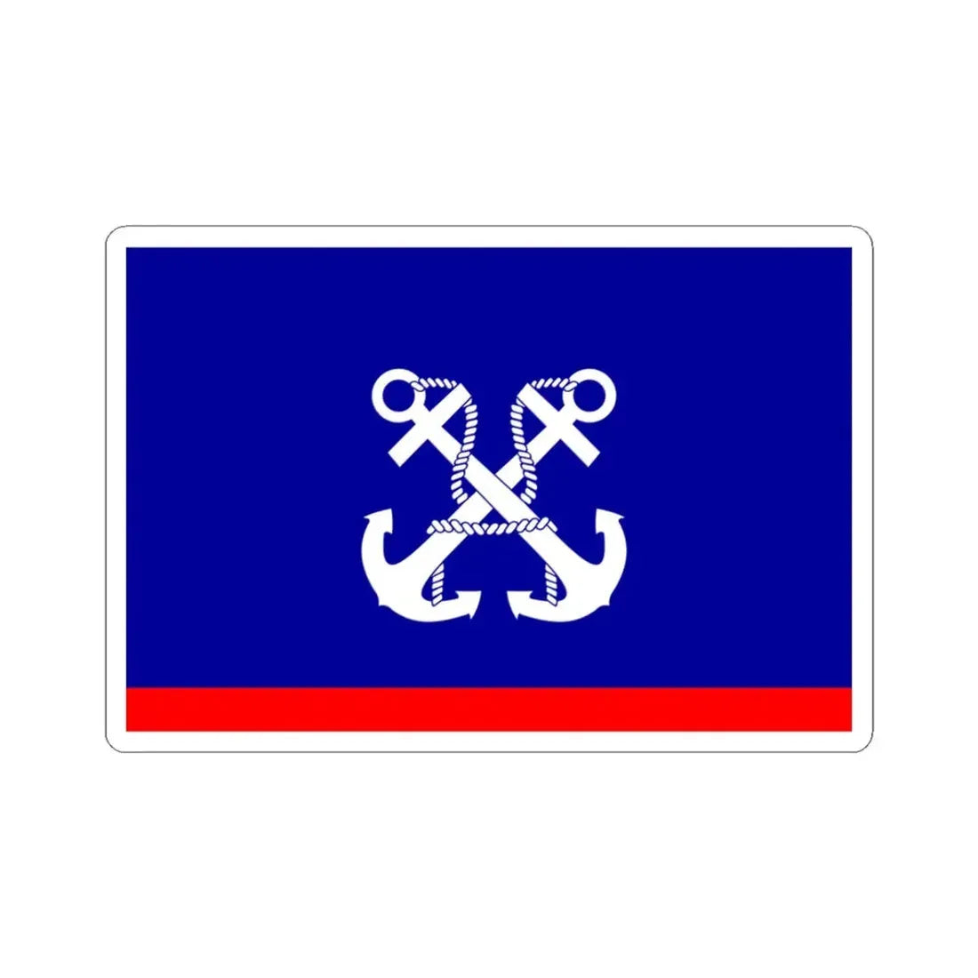 ROCN Deputy Commander-in-Chiefs Flag 1929 (China) STICKER Vinyl Kiss-Cut Decal 3 Inch White - The Sticker Space