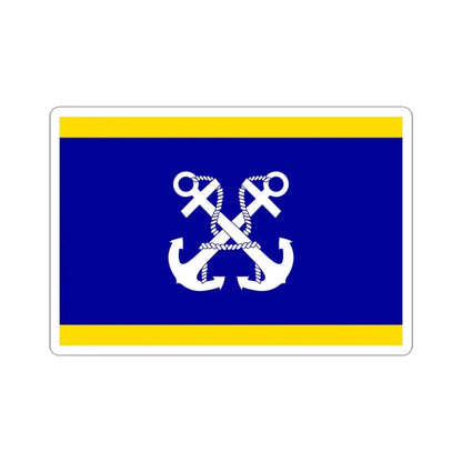 ROCN Deputy Commander-in-Chiefs Flag 1958 (China) STICKER Vinyl Kiss-Cut Decal 3 Inch White - The Sticker Space