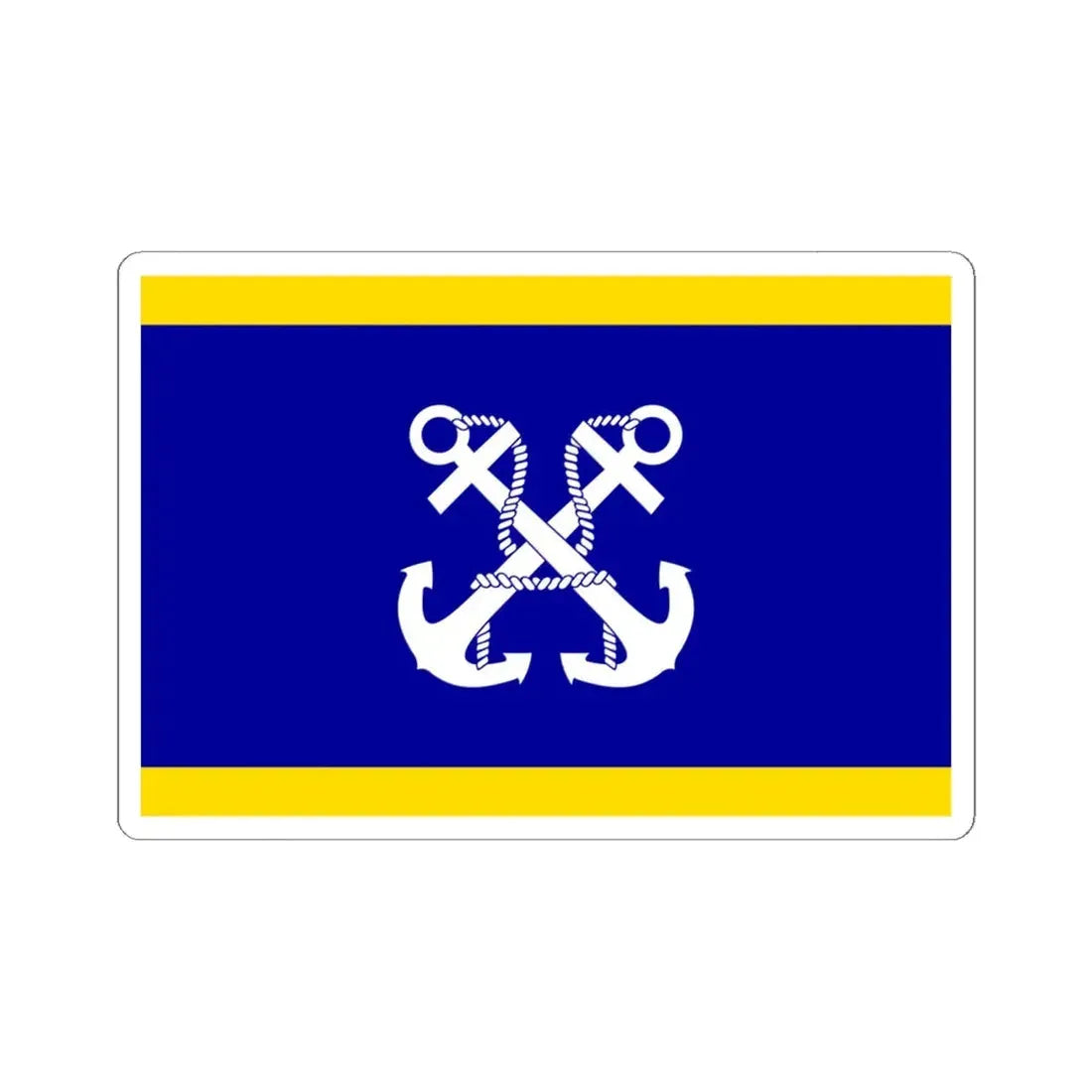 ROCN Deputy Commander-in-Chiefs Flag 1958 (China) STICKER Vinyl Kiss-Cut Decal 6 Inch White - The Sticker Space