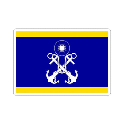 ROCN Deputy Commander-in-Chiefs Flag 1962 (China) STICKER Vinyl Kiss-Cut Decal 3 Inch White - The Sticker Space