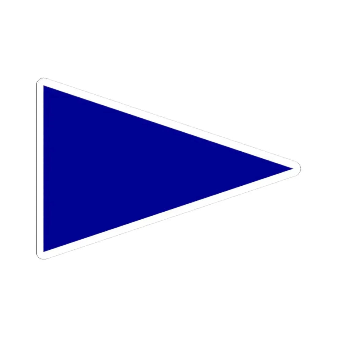 ROCN Duty Ship Pennant (China) STICKER Vinyl Kiss-Cut Decal 3 Inch White - The Sticker Space