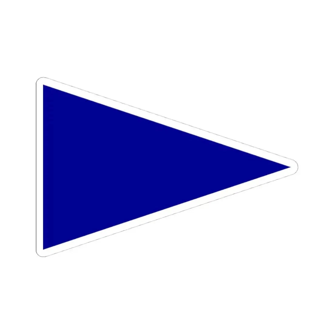 ROCN Duty Ship Pennant (China) STICKER Vinyl Kiss-Cut Decal 4 Inch White - The Sticker Space