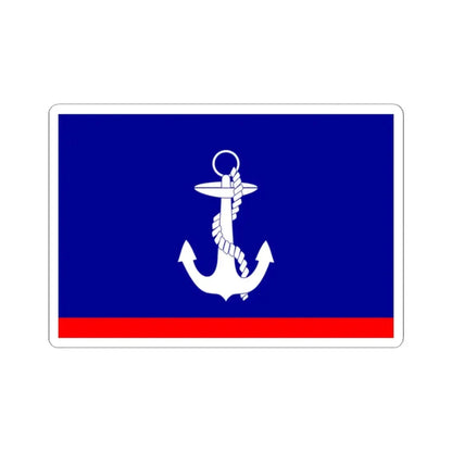 ROCN Fleet Deputy Commanders Flag 1960 (China) STICKER Vinyl Kiss-Cut Decal 2 Inch White - The Sticker Space