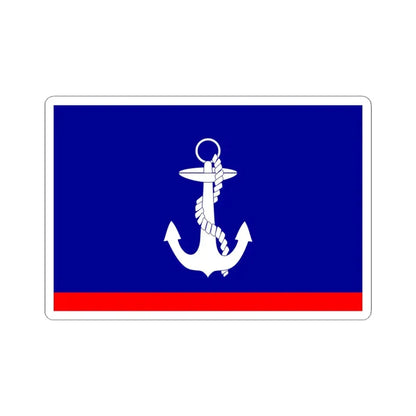 ROCN Fleet Deputy Commanders Flag 1960 (China) STICKER Vinyl Kiss-Cut Decal 4 Inch White - The Sticker Space