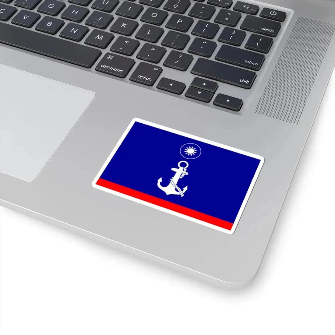 ROCN Fleet Deputy Commanders Flag 1962 (China) STICKER Vinyl Kiss-Cut Decal - The Sticker Space