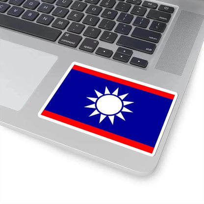 ROCN Rear Admirals Flag 1929 (China) STICKER Vinyl Kiss-Cut Decal - The Sticker Space