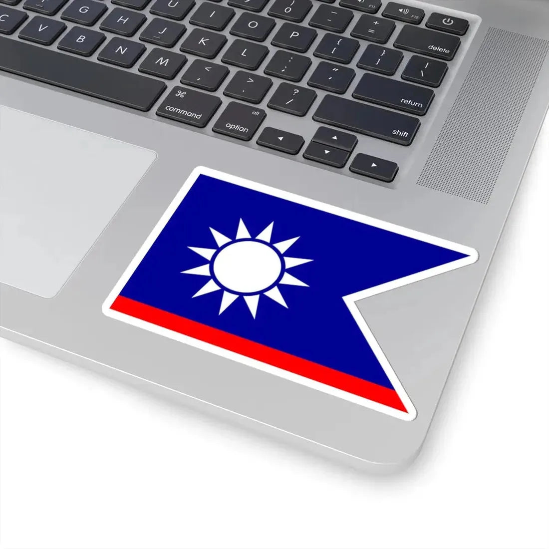 ROCN Senior Officers Flag 1929 (China) STICKER Vinyl Kiss-Cut Decal - The Sticker Space