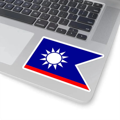 ROCN Senior Officers Flag 1929 (China) STICKER Vinyl Kiss-Cut Decal - The Sticker Space