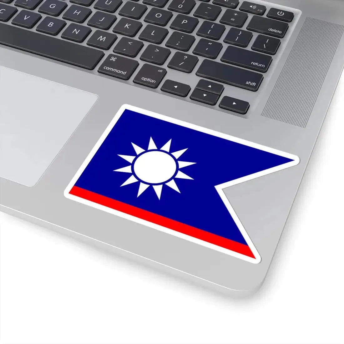 ROCN Senior Officers Flag (China) STICKER Vinyl Kiss-Cut Decal - The Sticker Space