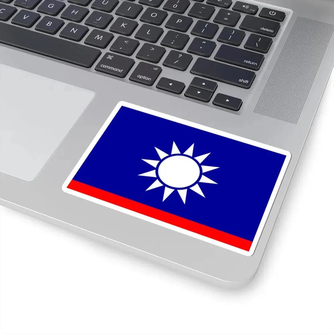 ROCN Vice Admirals Flag 1929 (China) STICKER Vinyl Kiss-Cut Decal - The Sticker Space