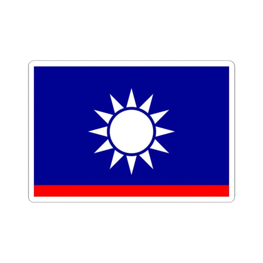 ROCN Vice Admirals Flag (China) STICKER Vinyl Kiss-Cut Decal 2 Inch White - The Sticker Space