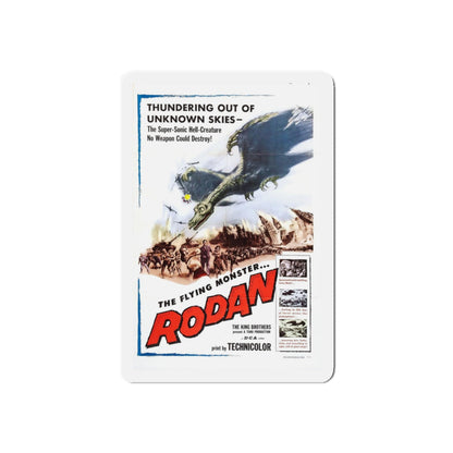 RODAN 1956 Movie Poster - Refrigerator Magnet-4" x 4"-The Sticker Space