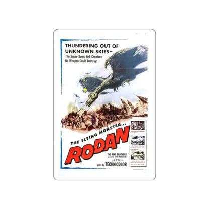 RODAN 1956 Movie Poster STICKER Vinyl Die-Cut Decal 2 Inch - The Sticker Space