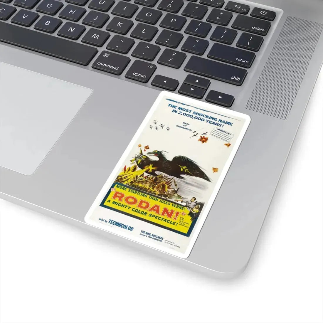 RODAN (3) 1956 Movie Poster - STICKER Vinyl Kiss-Cut Decal - The Sticker Space