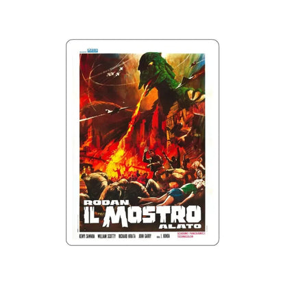 RODAN (ITALIAN) 1956 Movie Poster STICKER Vinyl Die-Cut Decal 6 Inch - The Sticker Space
