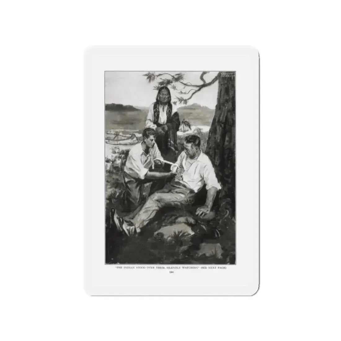 Roddy's Second Nature, St. Nicholas magazine, October 1924 (Magazine Illustration) Refrigerator Magnet 2 Inch Die-Cut - The Sticker Space