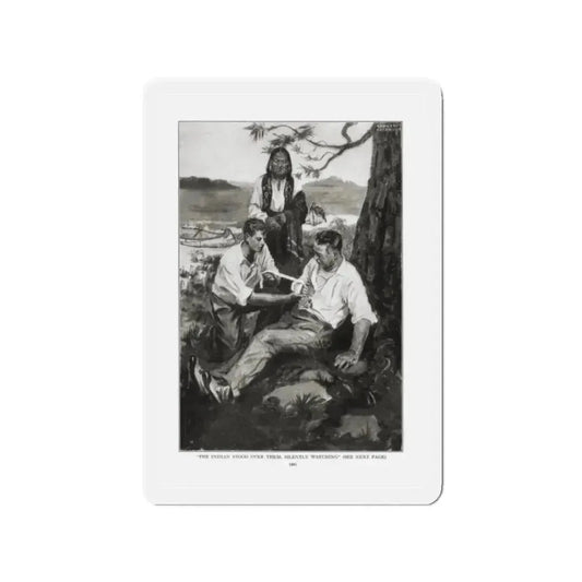 Roddy's Second Nature, St. Nicholas magazine, October 1924 (Magazine Illustration) Refrigerator Magnet 2 Inch Die-Cut - The Sticker Space